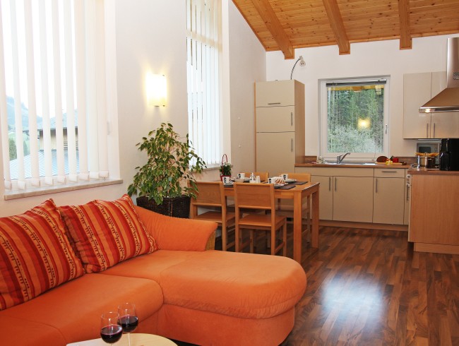 Apartment Tennengebirge Wohnküche