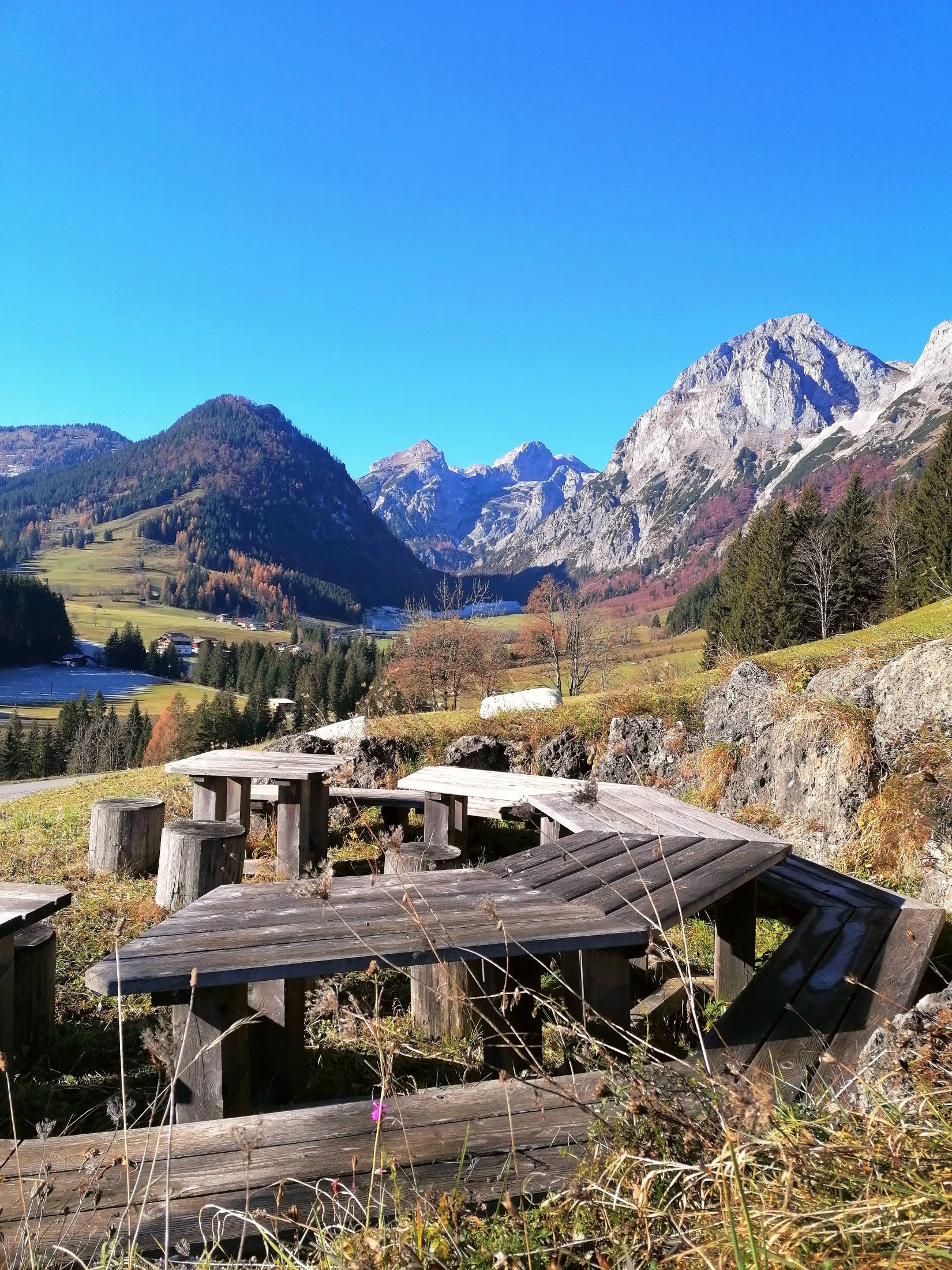 Aussichtspunkt im Wandergebiet St. Martin