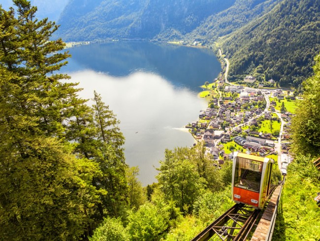 Salzbergbahn in Hallstatt