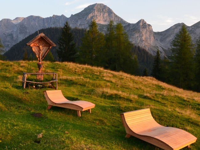 Sonnenaufgang auf der Karalm