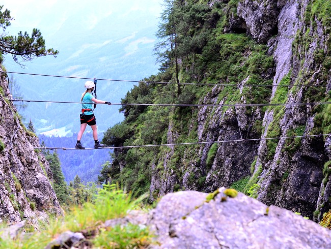 Klettersteige aller Schwierigkeitsstufen