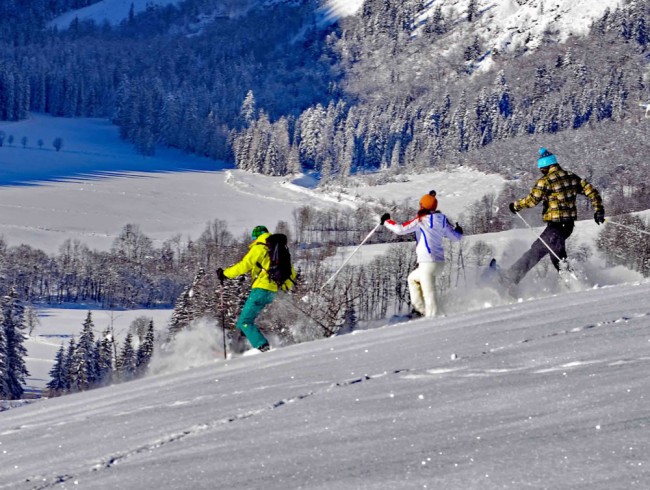 Schneeschuhwanderungen ab Haus