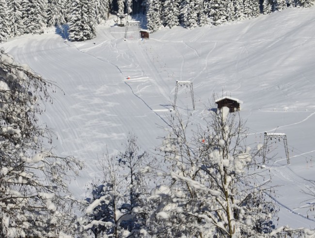 Übungsskilift Lammertal nur 300m entfernt