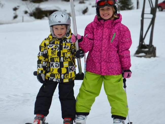 Skiurlaub mit Kindern - Übungsskilift Lammertal nur 300m entfernt